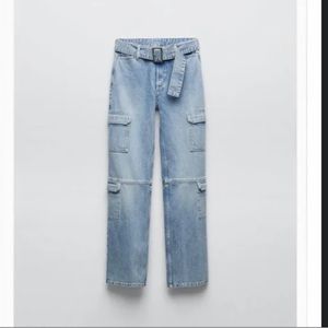 Zara cargo jeans new with tags